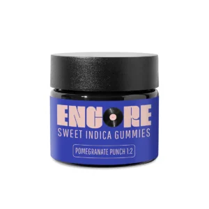 Encore Sweet Indica Gummies Pomegranate Punch 1:2