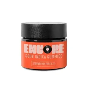 Encore Edibles 2:1 Strawberry Peach CBD 10pk Gummies 100mg